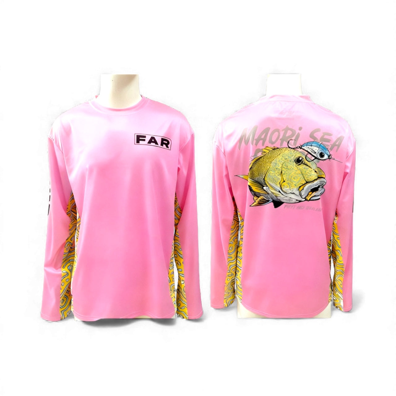 Crew Neck Fishing Jersey - Maori Sea Perch