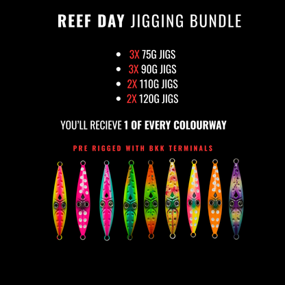 Reef Day Jigging Bundle (10x Jigs)
