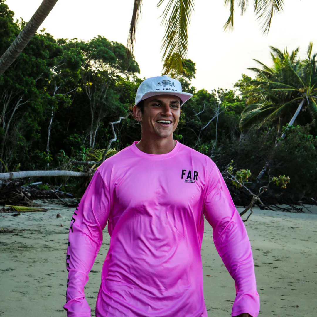 Crew Neck Fishing Jersey - Trout