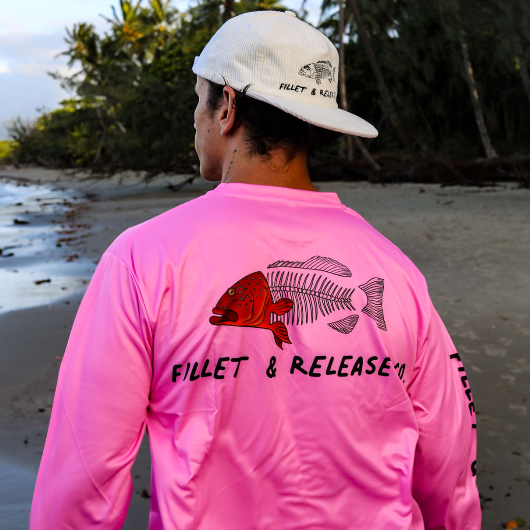 Crew Neck Fishing Jersey - Trout