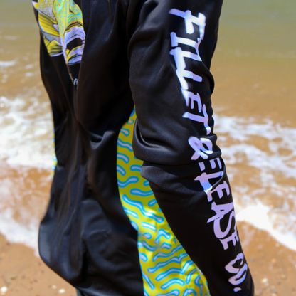 Crew Neck Fishing Jersey - Maori Sea Perch