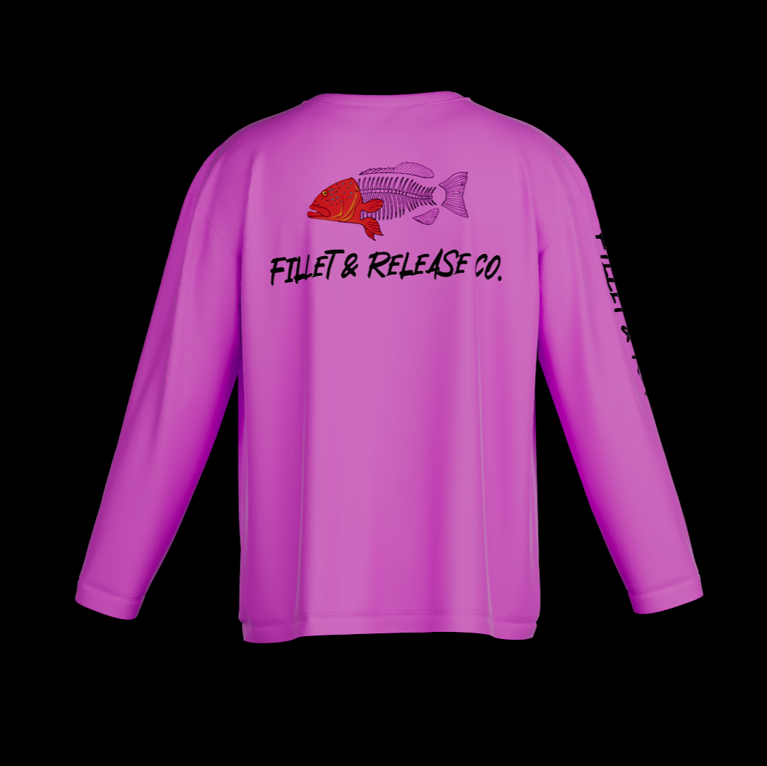 Crew Neck Fishing Jersey - Trout