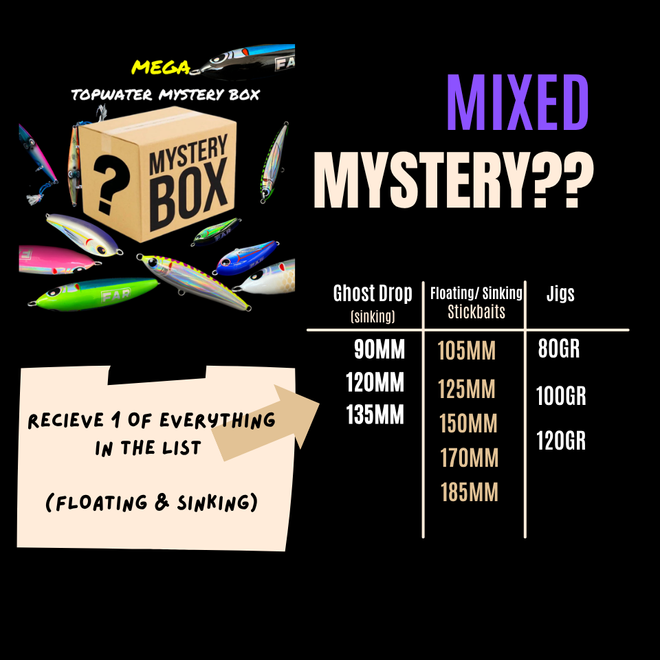 Mega Topwater Mystery Box